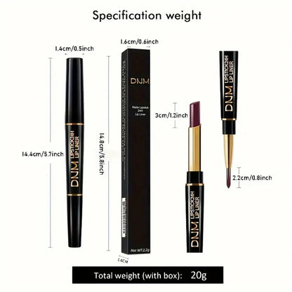 DuoLip Waterproof Lipstick & Liner Set