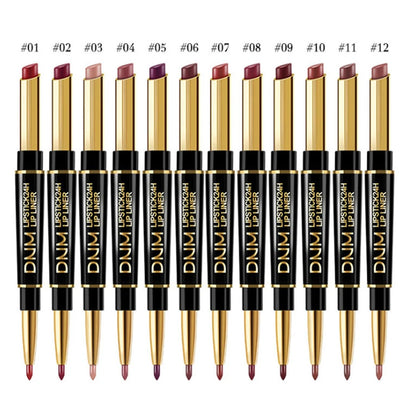 DuoLip Waterproof Lipstick & Liner Set