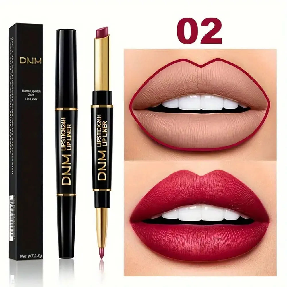 DuoLip Waterproof Lipstick & Liner Set