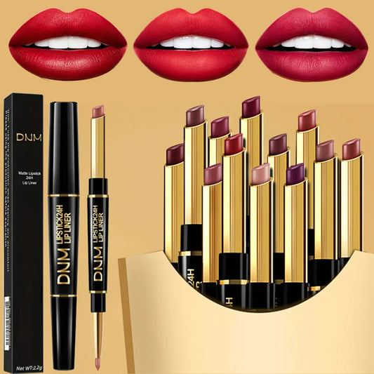 DuoLip Waterproof Lipstick & Liner Set